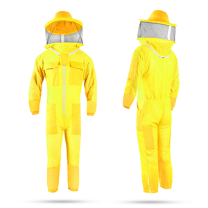 Traje de apicultor ventilado profesional para apicultura Diseño personalizado y servicios de procesamiento de ropa de etiqueta privada Color tostado - Product Image 1
