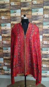 Frosted Elegance Thick Wool <b>Shawl</b> Printed Silk Winter <b>Wrap</b> Elegant <b>and</b> Stylish Silk <b>Shawl</b> - Product Image 2