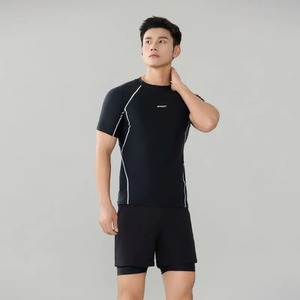 Vêtements de sport en molleton d'hiver avec logo personnalisé pour hommes, chemises à manches longues, hauts de course, fitness, compression, demi-fermeture éclair, Rashgard - Product Image 4