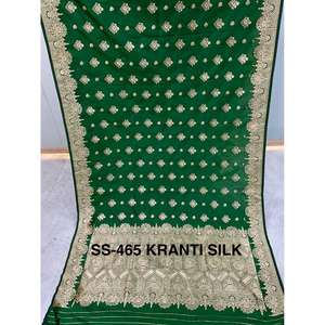 Sarees Kesariya de Alta Calidad, Ropa Tradicional Étnica para Toda Ocasión, Incluyendo Fiestas, Secado Rápido, Precio Directo de Fábrica - Product Image 4