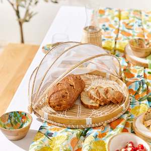 Bandejas de bambú natural amigables con cubierta Cubiertas de comida de bambú reutilizables Característica de color Material ecológico Origen de Vietnam - Product Image 5