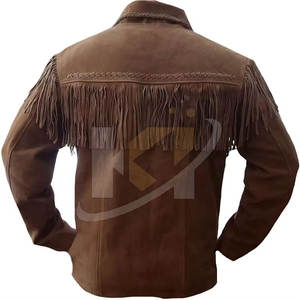 Precio al por mayor de moda de los hombres chaqueta de gamuza PU de alta calidad de los hombres de gamuza chaquetas de invierno - Product Image 2