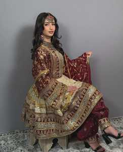 ชุดเดรส kuchi ปักด้วยกระดุมลายเหรียญชุดกระโปรงยาวของผู้หญิงชุดเดรส kuchi ปักลายด้วยผ้าลูกไม้ขนาดใหญ่สำหรับใส่ซักได้สำหรับ2025 - Product Image 5