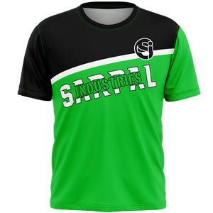 เสื้อยืดกีฬาวิ่งสำหรับผู้ชายเสื้อยืดผ้าสแปนเด็กซ์ยืดได้สำหรับเข้ายิมโลโก้ตามสั่ง - Product Image 1