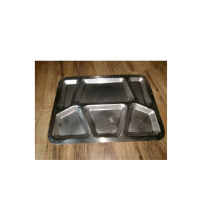 Plateau en acier inoxydable fait à la main avec taille personnalisée, vaisselle de décoration pour la maison, fabriqué en inde - Product Image 3