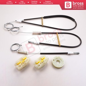 Juego de reparación de regulador de ventanilla eléctrica BWR837, puerta delantera derecha para Freelander MK1 L314 LN 1997-2006 3/5, puerta LR006371Bross, piezas de automóvil - Product Image 3