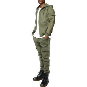 Survêtements à capuche imprimés pour hommes, prix de gros, haute qualité, respirants, hiver, grandes tailles, polyester/coton, nouveauté - Product Image 2