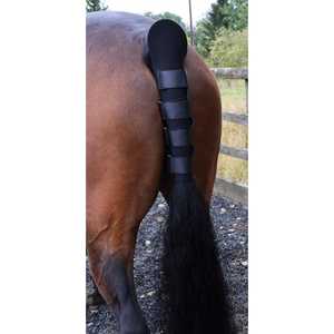 Protector de Cola de Caballo Ajustable Antideslizante con Cierres de Velcro, Vendaje Transpirable para Exhibiciones y Uso en Establos - Product Image 6