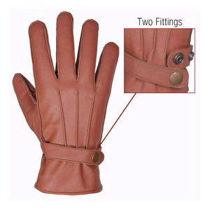 Gants tactiles en cuir tendance pour femmes, anti-rides, légers, de haute qualité, imperméables, écologiques, pour les voyages d'hiver - Product Image 3