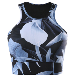 Soutien-gorge de sport pour femme grande taille, léger, sans couture, respirant, séchage rapide, maintien élevé, imprimé par transfert thermique, personnalisé OEM - Product Image 3