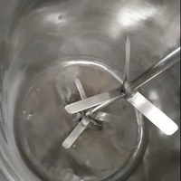 Machine de fabrication de beurre et de ghee automatique en acier inoxydable 3000L-5000L, avec réservoir de mélange et moteur à engrenages, pour l'industrie alimentaire et chimique (vente en gros)