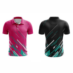 Polo à manches courtes pour hommes d'été de haute qualité avec broderie de créateur, motif d'impression par sublimation, style unifié - Product Image 1