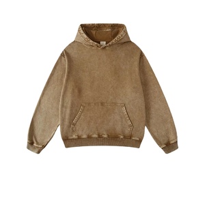 Sweat à capuche pour homme de haute qualité, style vintage, 100% coton, impression numérique écologique, tissu d'hiver 330g, service OEM PRO - Product Image 3