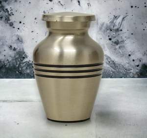 Urnas pequeñas de cremación de aluminio hechas a mano para cenizas humanas-Urna para cenizas humanas y mascotas-Urna de recuerdo con tamaño de 2,75 pulgadas - Product Image 5