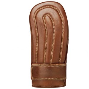 Guantes deportivos de cuero para kick boxing de 16 oz con cordones para artes marciales y Equipo de Boxeo - Product Image 6