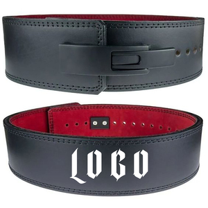 Cinturón de cuero de ajuste personalizado Unisex con soporte de núcleo de palanca, cinturón de levantamiento de pesas de piel de vaca, accesorios de gimnasio - Product Image 6