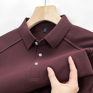 2025 verano hombres manga corta Polo camiseta 65% algodón negocios Casual manga corta Camiseta Tallas solapa - Product Image 1