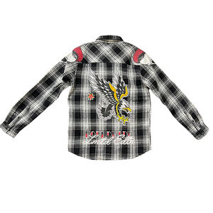 Los mejores fabricantes de ropa Camisas de franela a cuadros para hombre Camisa informal de manga larga Camisas para hombre de talla grande al mejor precio - Product Image 2