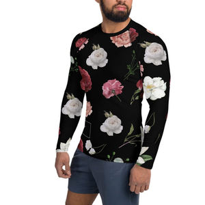 Men's Long Sleeve Compression <b>BJJ</b> <b>Rashguard</b> Sublimated Printed MMA Rash Guard Spandex Martial Arts Wear - Product Image 3