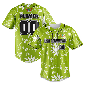 Camiseta de Béisbol para Hombre al por Mayor, Personalizada con Impresión Digital, Manga Corta, Transpirable, de Alta Calidad, Spandex/Algodón, Secado Rápido, a la Moda - Product Image 3