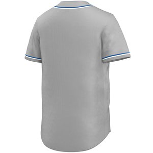 Personalizado 100% malla de poliéster de secado rápido de manga corta uniforme deportivo equipo nombre Número botón abajo hombres American Baseball Jersey - Product Image 2
