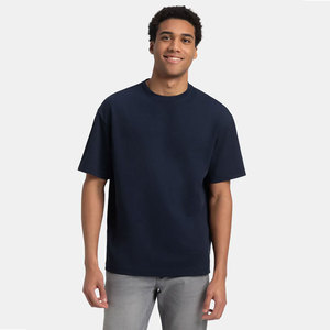 Camiseta Extra Grande de Mezcla de Algodón Superpeinado Transpirable - Product Image 1