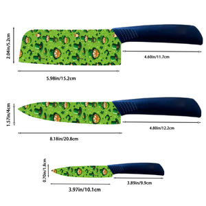 Meilleures ventes 2 ensembles de couteaux de chef en céramique avec manche en plastique Livraison rapide Livraison gratuite Vente chaude - Product Image 2