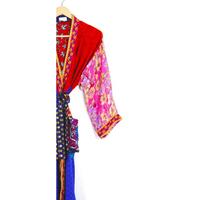 Robe Kimono Indienne Élégante en Soie Imprimée, Style Sari, Vintage, pour Mariage, Plage, Soirée, Respirante, Séchage Rapide, Robe Longue Maxi