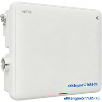 Punto de acceso exterior WiFi 6 eKitEngine AP5776RS-X6 de 5.375Gbps IP68 2.5GE, AP inalámbrico empresarial