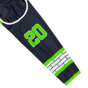 Vêtements de sport en polyester personnalisés unisexe-Maillot de hockey sur glace sublimé unisexe conçu sur mesure OEM Nom de l'équipe Maillot de football - Product Image 6