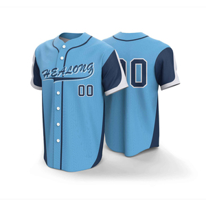 Uniforme de béisbol personalizable Jersey en blanco con diseño de logotipo bordado para ropa de béisbol y softbol - Product Image 5