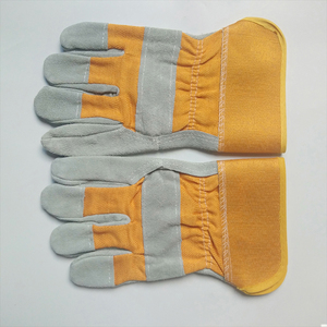 ถุงมือหนังวัวแท้สำหรับงานเชื่อม ป้องกันความร้อน ป้องกันการบาด ได้รับการรับรองมาตรฐาน CE - Product Image 6