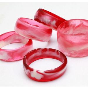 La mejor pulsera de moda de resina de Ángel hecha a mano de alta calidad personalizada para mujer, hebra de Color DE LA India - Product Image 3