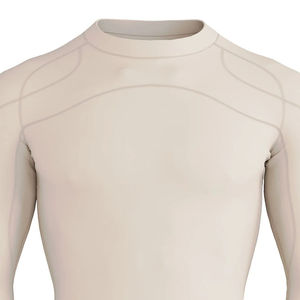 Camisetas activas de compresión transpirables personalizables del fabricante, cómodas camisetas de entrenamiento - Product Image 2