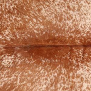 Tapis modernes lavables en cuir de vachette 100% naturel couleur unie rond pour hôtel ou cuisine - Product Image 2