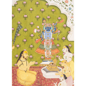 Tapiz de Pared de Tela de Algodón Verde con Arte Pichwai, Estilo Bohemio, Ecológico, para Decoración del Hogar, Nórdico, para Exteriores, con Cuerda y Metal - Product Image 2