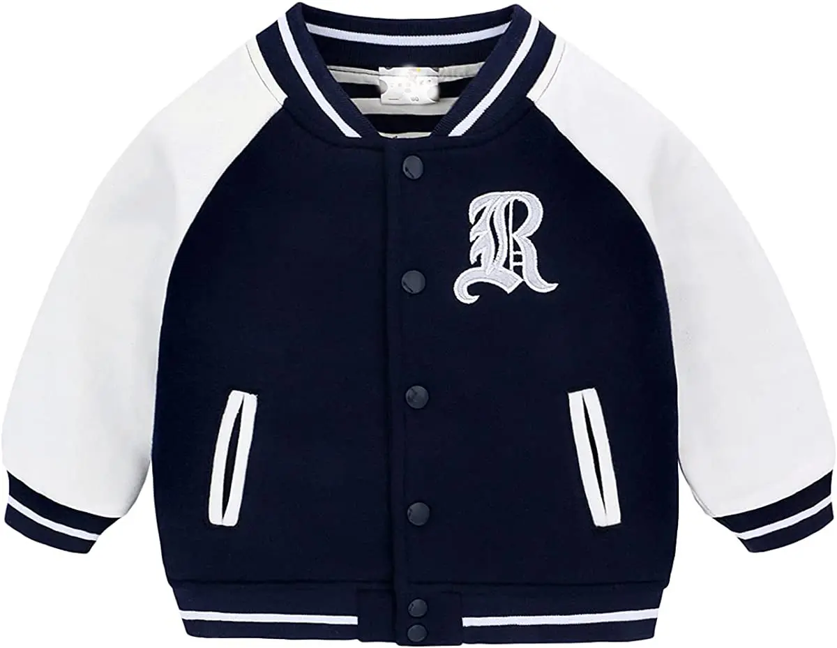 Giacca da Baseball personalizzata per bambini giacca da college per bambini giacca da Bomber personalizzata per bambini