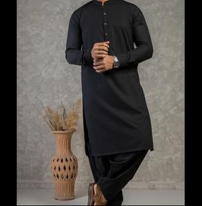 Nuevo Traje Salwar Kameez de Dos Piezas para Hombre, Talla Personalizada, Poliéster, Diseño Moderno Formal, Alta Calidad, Manga Larga, Conjunto de 2 Piezas - Product Image 3