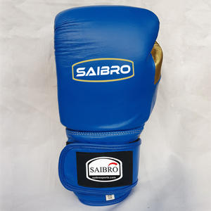 Vente chaude Muay Thai Compétition Gants D'entraînement Réglable Dragonne Gants De Poinçonnage En Cuir Synthétique Poignées - Product Image 5