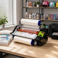 Machine à plastifier les films en rouleau, autocollants de transfert UV, imprimante UV A3 XP600/L805, plastifieuse
