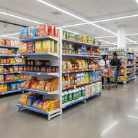 Estantes de Exhibición de Pared Multiusos Ligeros para Supermercados, Tiendas de Conveniencia y Tiendas de Aperitivos