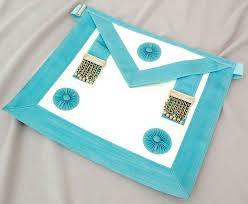 Ensemble de tablier, collier d'officier et gants pour maîtres maçons maçonniques MM |   Réglementation anglaise des francs-maçons - Product Image 2