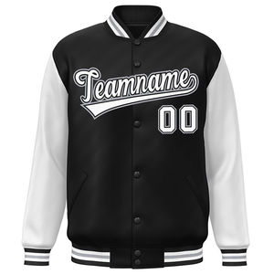 Chaquetas Varsity Personalizadas con Logotipo, Parche Bordado, Chaquetas Bomber de Béisbol, Chaquetas Letterman de Talla Grande para Hombre - Product Image 3