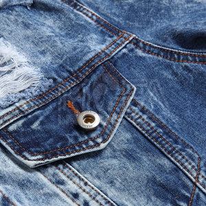 Veste en jean pour hommes en vrac en gros Vêtements d'extérieur à la mode et élégants en couleurs personnalisées à vendre - Product Image 3