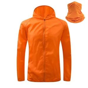 Custom Men's Hooded Canvas Windbreaker <b>Jacket</b>-Reflective <b>Waterproof</b> Eco-Friendly Quick Dry & Breathable - Product Image 2