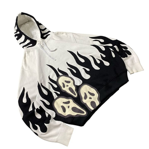 Sudadera con Capucha Y2K Personalizada para Mujer, Tejido French Terry Grueso, Resistente al Viento, con Estampado Puff, Otoño/Invierno, Estilo Casual - Product Image 3