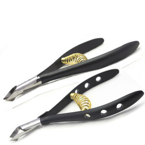 Coupe-ongles professionnel de luxe en acier inoxydable portable à lame droite, ouverture large pour les ongles épais, manucure - Product Image 5