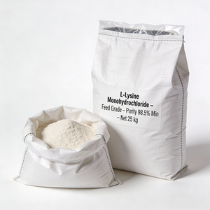 L-Lysine <b>Sulphate</b> 70% Feed Grade Powder Protein Additive for Poultry and Livestock Feed - Product Image 1