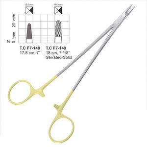 Pinza Portaagujas Quirúrgica Astrin de 9.5 Pulgadas, Manual, de Acero Inoxidable de Grado Quirúrgico, Instrumentos Médicos con Certificación CE - Product Image 3