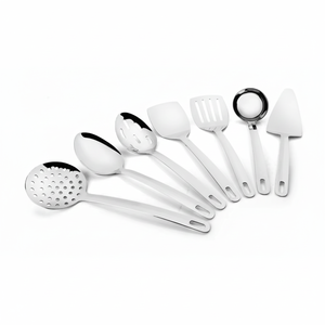 Alora Prince Ensemble de couverts à salade en acier inoxydable écologique avec poignée Couverts Outil de cuisine - Product Image 1